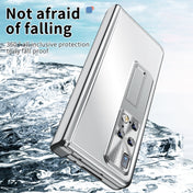 For Hauwei Mate X2 Aluminum Alloy Double Hinge Shockproof Phone Protective Case(Silver) Eurekaonline
