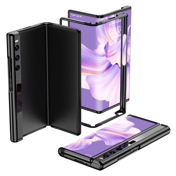 For Huawei Mate Xs 2 Ultra-thin Frame Shockproof Phone Case(Black) Eurekaonline