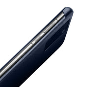 For Huawei P40 QIALINO Puda Texture Side Window View Leather Phone Case(Blue) Eurekaonline