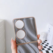 For Huawei P50 Pocket Nano Electroplate Phone Case(Grey) Eurekaonline