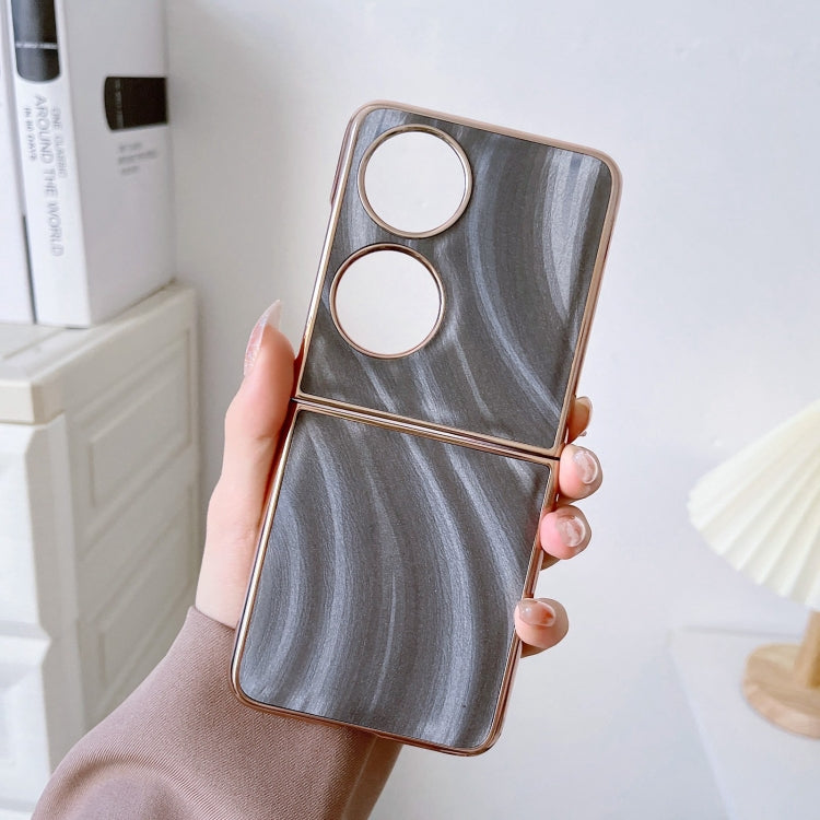 For Huawei P50 Pocket Nano Electroplate Phone Case(Grey) Eurekaonline