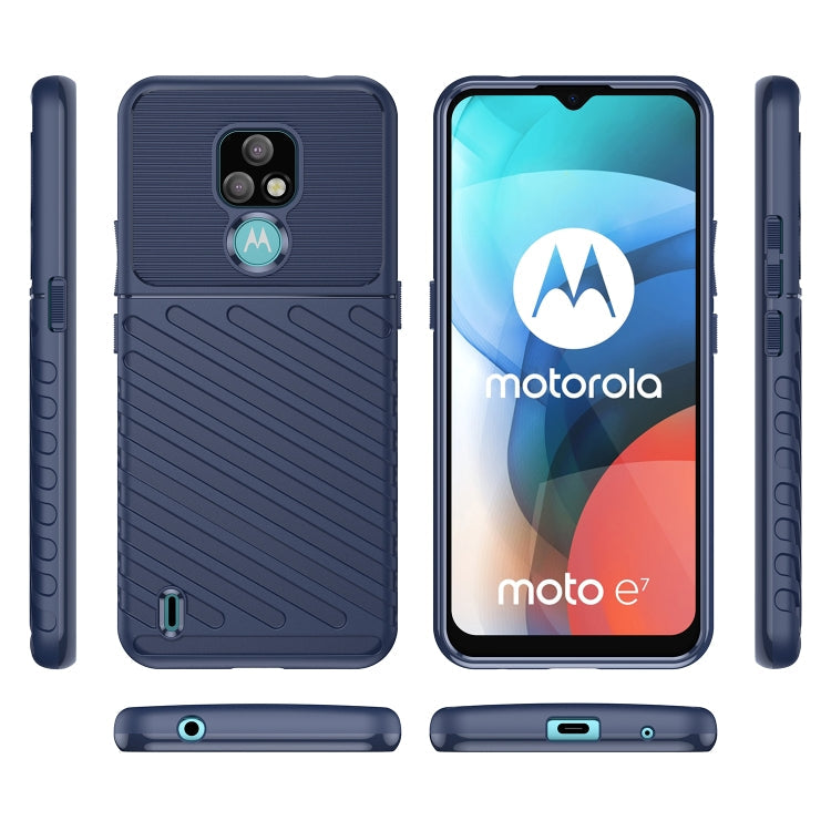 For Lenovo K12 Thunderbolt Shockproof TPU Protective Soft Phone Case(Blue) Eurekaonline
