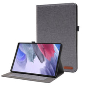 For Lenovo M10 Plus 10.3 inch TB-X606 / TB-X606F Horizontal Flip TPU + Fabric PU Leather Tablet Case(Grey) Eurekaonline