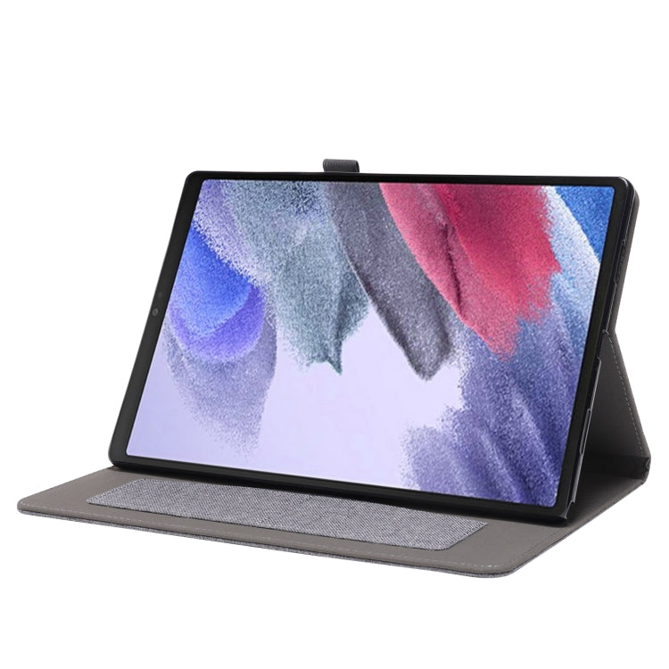 For Lenovo M10 Plus 10.3 inch TB-X606 / TB-X606F Horizontal Flip TPU + Fabric PU Leather Tablet Case(Grey) Eurekaonline