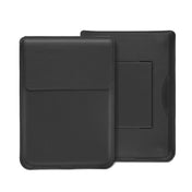For MacBook 15 / 16 inch PU Leather 4 in 1 Laptop Bag with Functional Bracket(Black) Eurekaonline