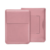 For MacBook 15 / 16 inch PU Leather 4 in 1 Laptop Bag with Functional Bracket(Rose Gold) Eurekaonline