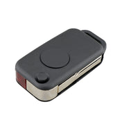 For Mercedes-Benz Car Keys Replacement 1 Button Car Key Case with Foldable Key Blade Eurekaonline