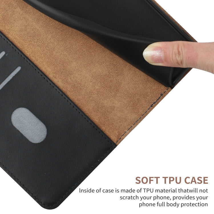 For Nokia C01 Plus Genuine Leather Fingerprint-proof Horizontal Flip Phone Case(Black) Eurekaonline