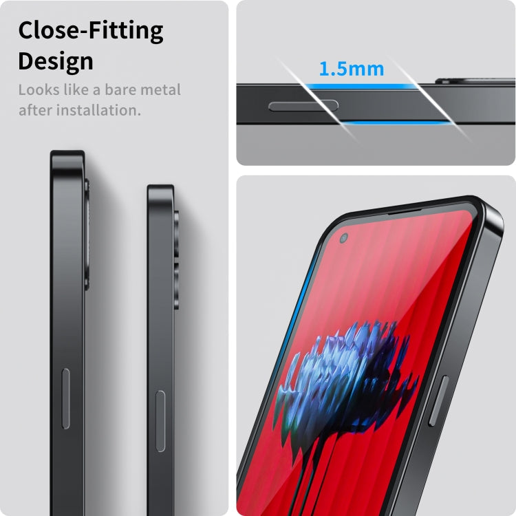 For Nothing Phone 1 Full Coverage Magnetic Phone Case(Black) Eurekaonline