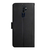 For OPPO A9 2020 Genuine Leather Fingerprint-proof Horizontal Flip Phone Case(Black) Eurekaonline
