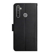 For OPPO Realme 5 Genuine Leather Fingerprint-proof Horizontal Flip Phone Case(Black) Eurekaonline