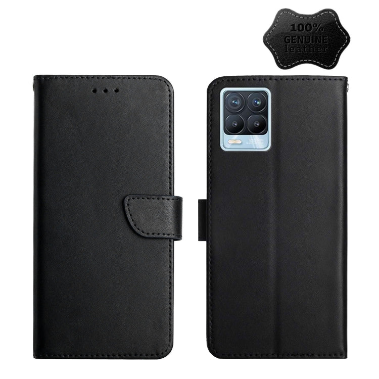 8 Pro Genuine Leather Fingerprint-proof Horizontal Flip Phone Case(Black) Eurekaonline