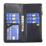 For OPPO Realme C31 Diamond Lattice Zipper Wallet Leather Flip Phone Case(Black) Eurekaonline