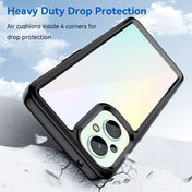 For OPPO Reno 7 Lite Colorful Series Acrylic + TPU Phone Case(Black) Eurekaonline