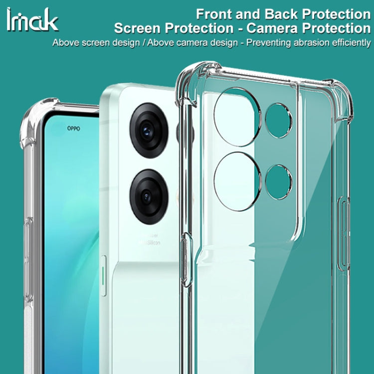  Reno8 Pro 5G Global IMAK All-inclusive Shockproof Airbag TPU Case with Screen Protector (Transparent) Eurekaonline