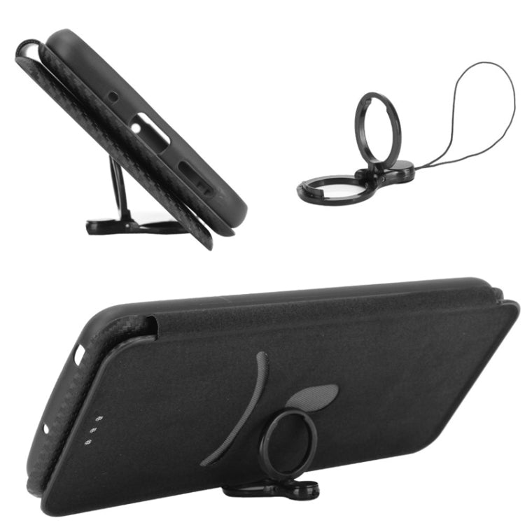 For OPPO Reno8 Pro / Reno8 Pro+ Carbon Fiber Texture Flip Leather Phone Case(Black) Eurekaonline
