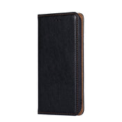 For OPPO Reno9 Pro+ 5G Gloss Oil Solid Color Magnetic Leather Phone Case(Black) Eurekaonline