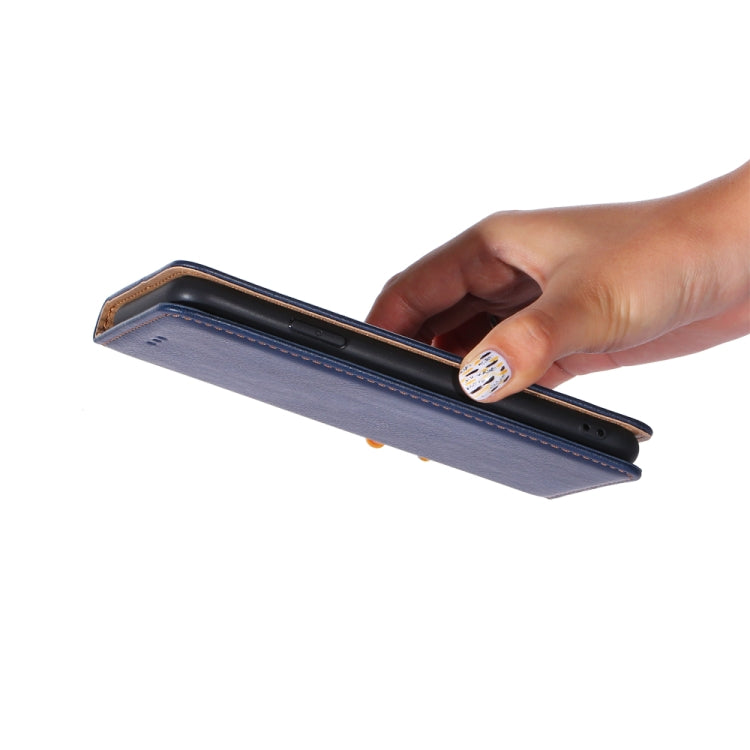 For OPPO Reno9 Pro+ 5G Gloss Oil Solid Color Magnetic Leather Phone Case(Brown) Eurekaonline