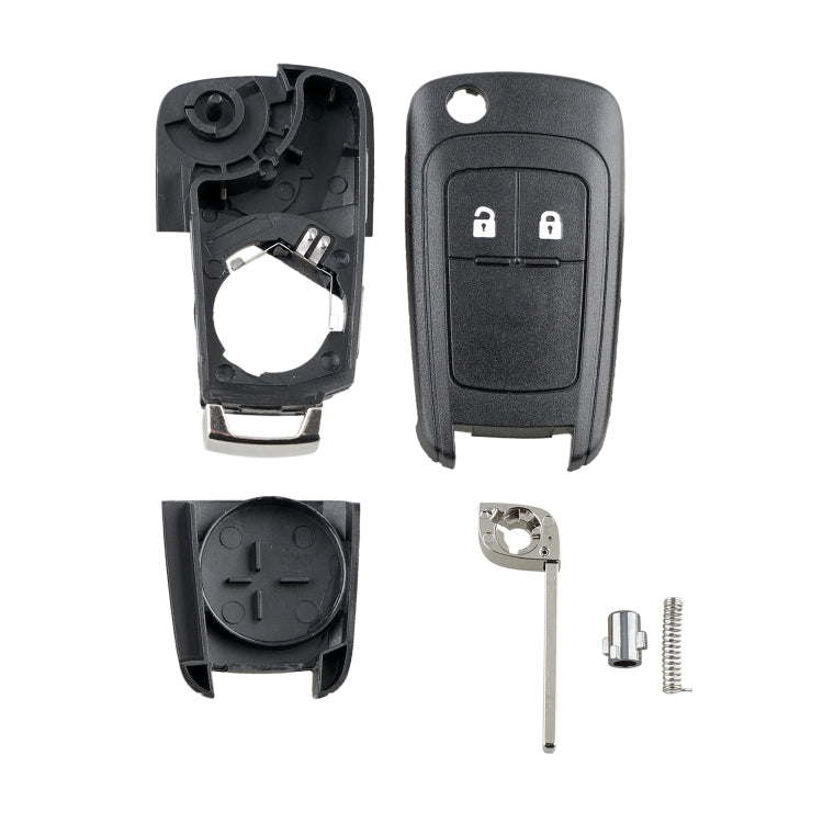 For Opel Car Keys Replacement 2 Buttons Car Key Case with Foldable Key Blade Eurekaonline