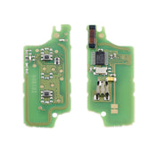 For PEUGEOT 2 Buttons Intelligent Remote Control Car Key with PCF7961 Integrated Chip & Battery & Holder & Slotted Key Blade & FSK Signal, Frequency: 433MHz Eurekaonline