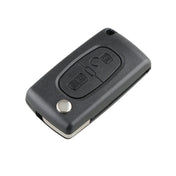 For PEUGEOT 2 Buttons Intelligent Remote Control Car Key with PCF7961 Integrated Chip & Battery & Holder & Slotted Key Blade & FSK Signal, Frequency: 433MHz Eurekaonline