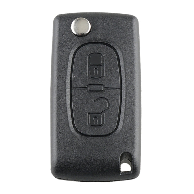 For PEUGEOT 2 Buttons Intelligent Remote Control Car Key with PCF7961 Integrated Chip & Battery & Holder & Slotted Key Blade & FSK Signal, Frequency: 433MHz Eurekaonline