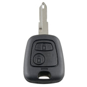 For PEUGEOT 206 2 Buttons Intelligent Remote Control Car Key with Integrated Chip & Battery, Frequency: 433MHz Eurekaonline