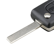 For PEUGEOT Car Keys Replacement 3 Buttons Car Key Case with Grooved, without Holder Eurekaonline
