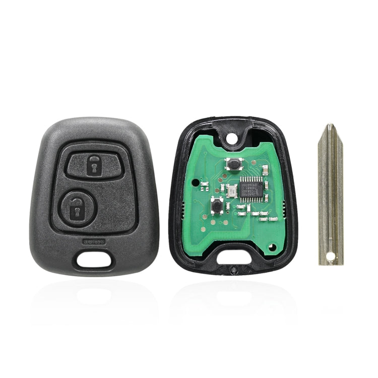 For Peugeot 206 433MHz 2 Buttons Intelligent Remote Control Car Key, Key Blank:SX9 Eurekaonline