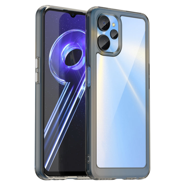 For Realme 10S 5G Colorful Series Acrylic + TPU Phone Case(Transparent Grey) Eurekaonline