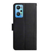 For Realme GT Neo2 Genuine Leather Fingerprint-proof Horizontal Flip Phone Case(Black) Eurekaonline