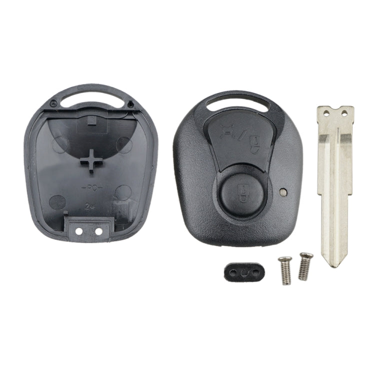 For SSANGYONG Actyon / Kyron / Rexton Car Keys Replacement 2 Buttons Car Key Case with Key Blade Eurekaonline