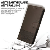 For Samsung Galaxy A42 5G GQUTROBE Skin Feel Magnetic Leather Phone Case(Brown) Eurekaonline