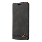 For Samsung Galaxy A42 5G Skin Feel Anti-theft Brush Horizontal Flip Leather Case with Holder & Card Slots & Wallet(Black) Eurekaonline