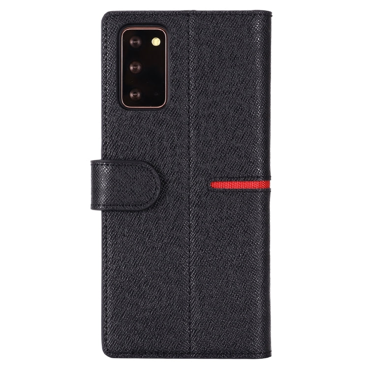For Samsung Galaxy Note 20 GEBEI Top-grain Leather Horizontal Flip Protective Case with Holder & Card Slots & Wallet & Photo Frame(Black) Eurekaonline