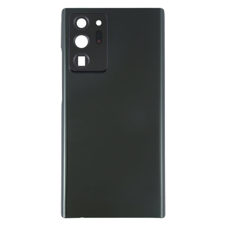 For Samsung Galaxy Note20 Ultra Battery Back Cover with Camera Lens Cover (Black) Eurekaonline