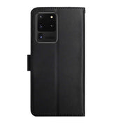 For Samsung Galaxy S20 Ultra Genuine Leather Fingerprint-proof Horizontal Flip Phone Case(Black) Eurekaonline