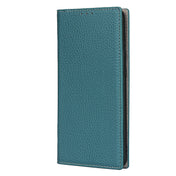 For Samsung Galaxy S20 Ultra Litchi Genuine Leather Phone Case(Sky Blue) Eurekaonline