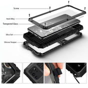 For Samsung Galaxy S20 Ultra R-JUST Waterproof Shockproof Dustproof Metal + Silicone Protective Case(Black) Eurekaonline