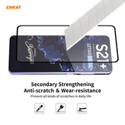 For Samsung Galaxy S21+ 5G 1pc ENKAY Hat-Prince Full Glue 0.26mm 9H 2.5D Tempered Glass Full Coverage Film Support Fingerprint Unlock Eurekaonline