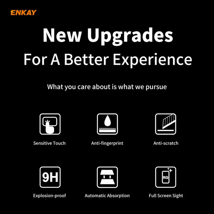 For Samsung Galaxy S21+ 5G 1pc ENKAY Hat-Prince Full Glue 0.26mm 9H 2.5D Tempered Glass Full Coverage Film Support Fingerprint Unlock Eurekaonline