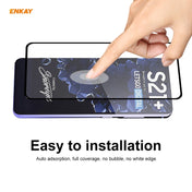 For Samsung Galaxy S21+ 5G 1pc ENKAY Hat-Prince Full Glue 0.26mm 9H 2.5D Tempered Glass Full Coverage Film Support Fingerprint Unlock Eurekaonline
