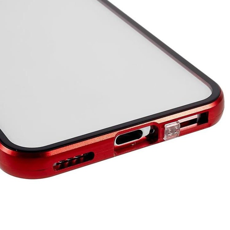 For Samsung Galaxy S21 5G Anti-peeping Magnetic Double-sided Tempered Glass Phone Case(Black) Eurekaonline