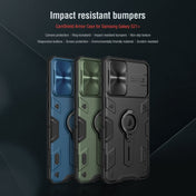 For Samsung Galaxy S21+ 5G NILLKIN Shockproof CamShield Armor Protective Case with Invisible Ring Holder(Green) Eurekaonline