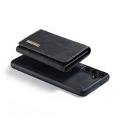 For Samsung Galaxy S21+ DG.MING M1 Series 3-Fold Multi Card Wallet + Magnetic Back Cover Shockproof Case with Holder Function(Black) Eurekaonline