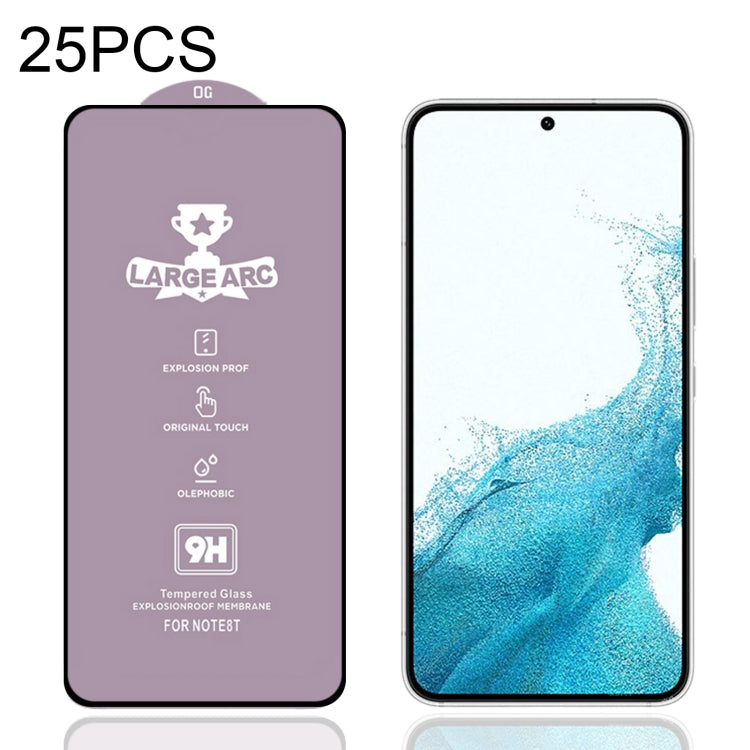 For Samsung Galaxy S22 5G 25pcs 9H HD Alumina Tempered Glass Film Eurekaonline