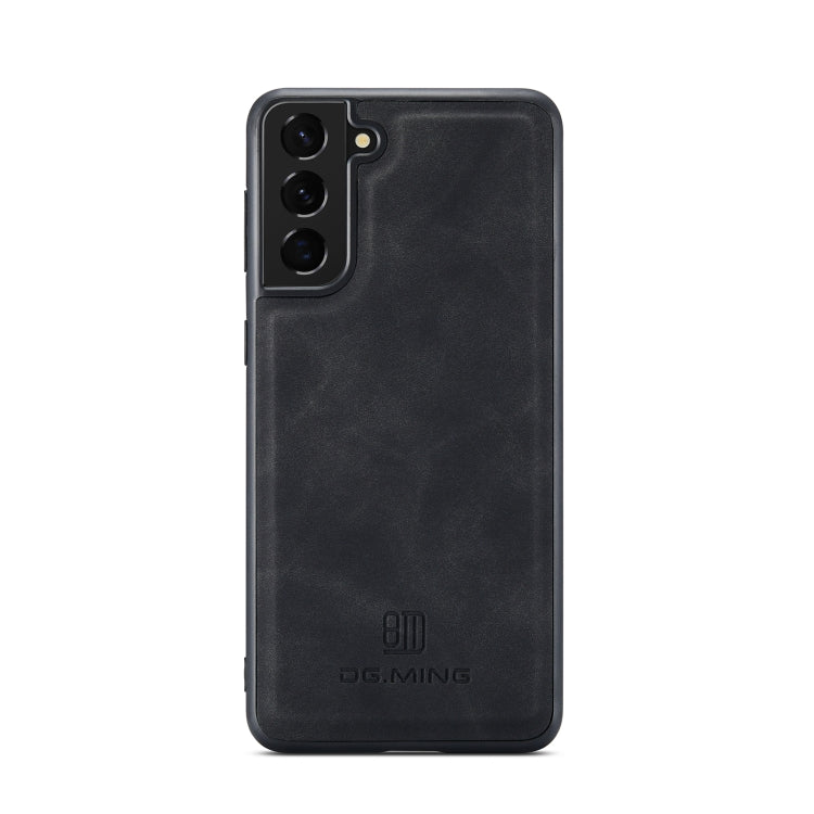 For Samsung Galaxy S22+ 5G DG.MING M1 Series 3-Fold Multi Card Wallet + Magnetic Phone Case(Black) Eurekaonline