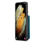For Samsung Galaxy S22 5G JEEHOOD Magnetic Zipper Horizontal Flip Phone Leather Case(Blue) Eurekaonline
