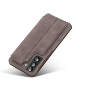For Samsung Galaxy S22+ 5G LC.IMEEKE Hon Ancient Series Horizontal Flip Leather Phone Case(Coffee) Eurekaonline