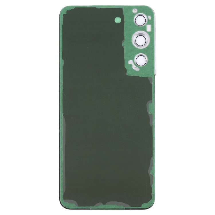 For Samsung Galaxy S22 5G SM-S901B Battery Back Cover with Camera Lens Cover (White) Eurekaonline
